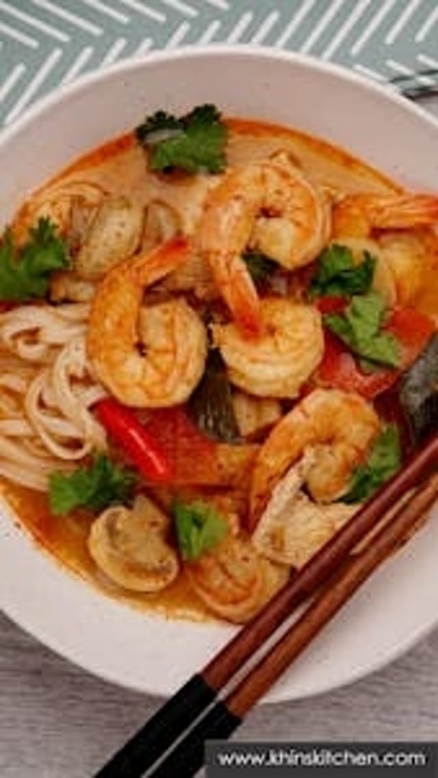 Tom Yum Noodle Soup.