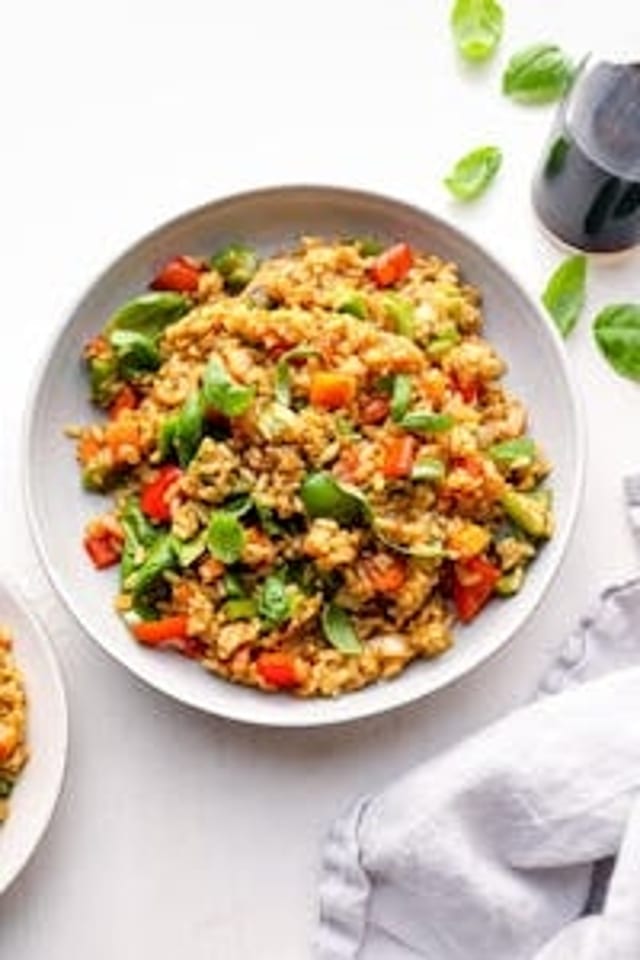 Thai Street Style Basil Fried Rice.